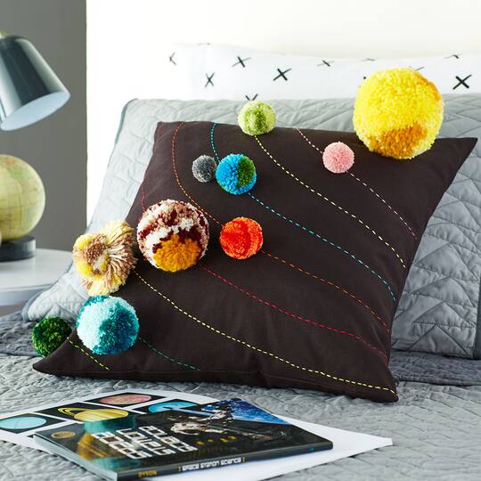 Pom Pom Solar System Pillow